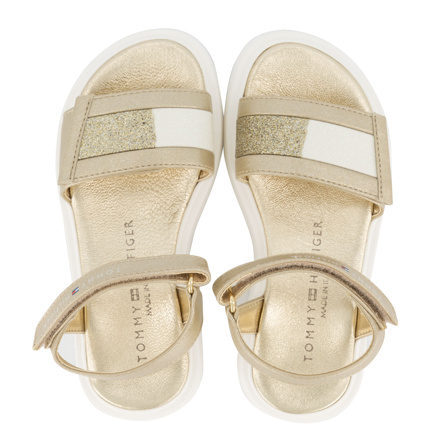 Zwarte TOMMY HILFIGER Sandalen TH ARTISANAL MID HEEL | Omoda