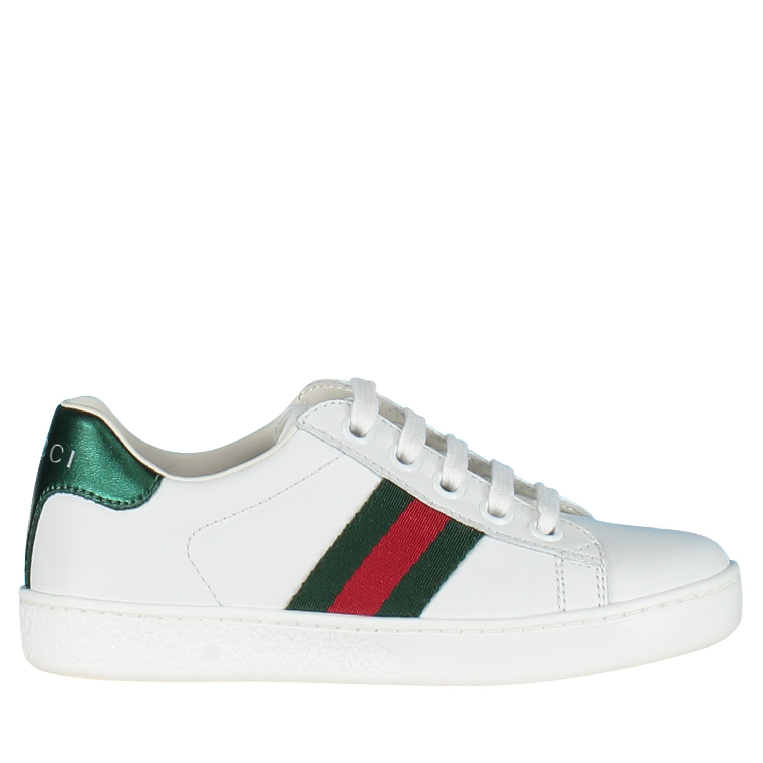 Gucci 433148 Kindersneakers Wit gucci kopen in de aanbieding