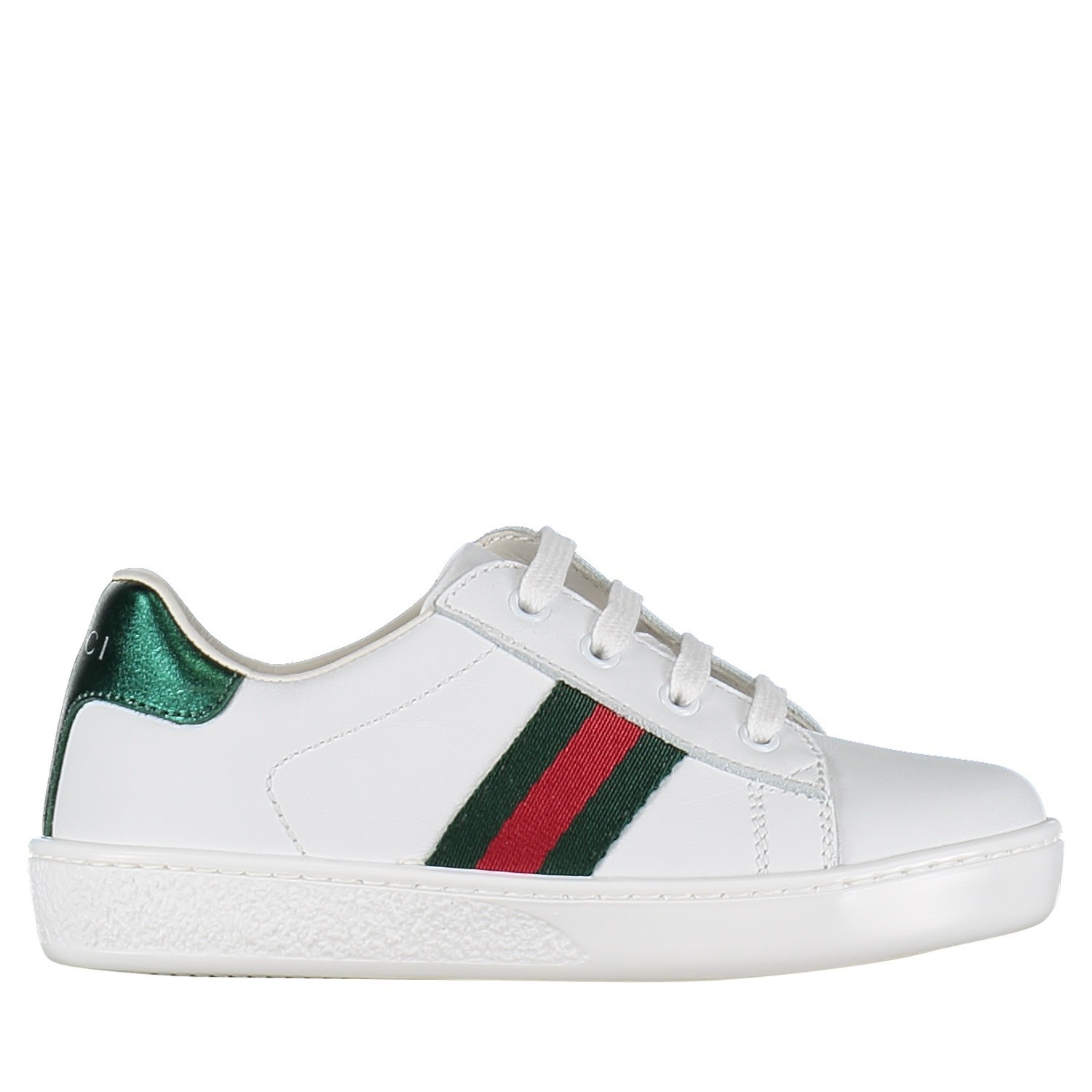 Gucci 433146 Kindersneakers Wit gucci kopen in de aanbieding