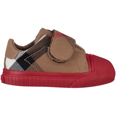 Afbeelding van Burberry 4069175 kindersneakers beige