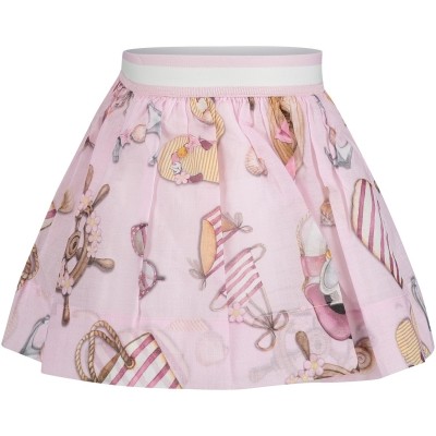 Afbeelding van MonnaLisa 311704 baby rokje licht roze