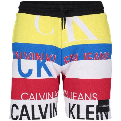 Afbeelding van Calvin Klein IB0IB00104 kinder shorts wit
