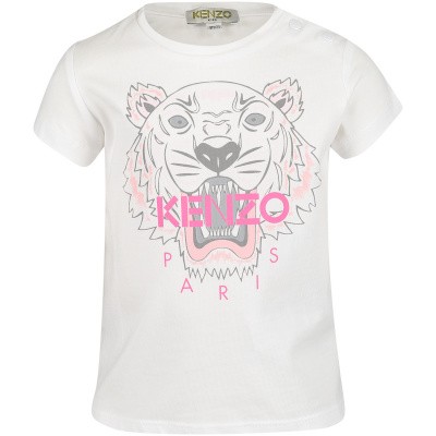 Afbeelding van Kenzo KN10168BB baby t-shirt wit