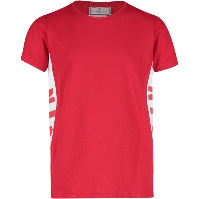 Afbeelding van Philipp Plein BTK0695 kinder t-shirt rood