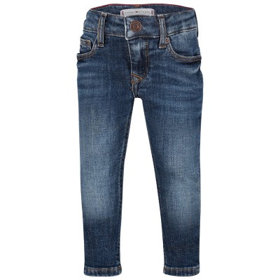 Afbeelding van Tommy Hilfiger KG0KG04018B babybroekje jeans