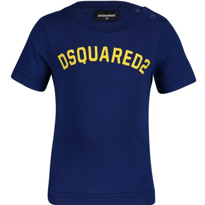 Afbeelding van Dsquared2 DQ03FF baby t-shirt cobalt blauw