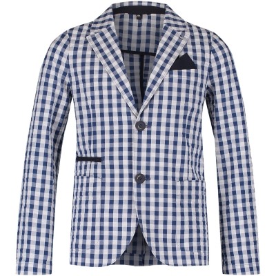 Afbeelding van Armani 3Z4G03 kinder colbert cobalt blauw