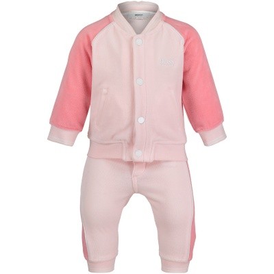Afbeelding van Boss J98229 babysetje roze