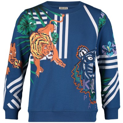 Afbeelding van Kenzo KN15578 kindertrui blauw