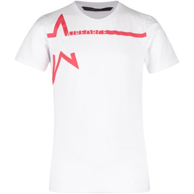 Afbeelding van Airforce B0592 kinder t-shirt wit