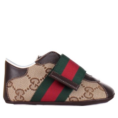 Afbeelding van Gucci 285206 babysneakers bruin