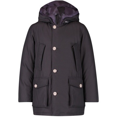 Afbeelding van Woolrich WKCPS2039 kinderjas donker grijs