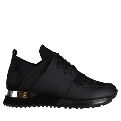 Afbeelding van Mallet TE1016VELVET dames sneakers zwart
