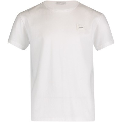 Afbeelding van Dolce & Gabbana L4JT7T G7OLK kinder t-shirt wit