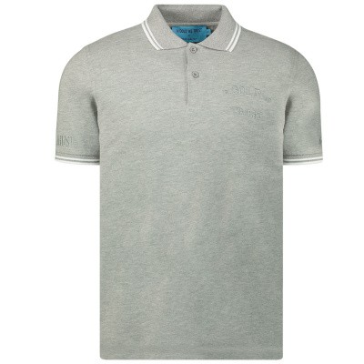 in Gold We Trust WK0011020522PLS heren polo grijs Afbeelding van in Gold We Trust WK0011020522PLS heren polo grijs