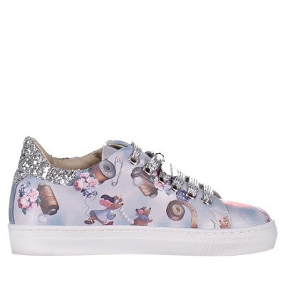 Afbeelding van MonnaLisa 8C2013 kindersneakers licht blauw