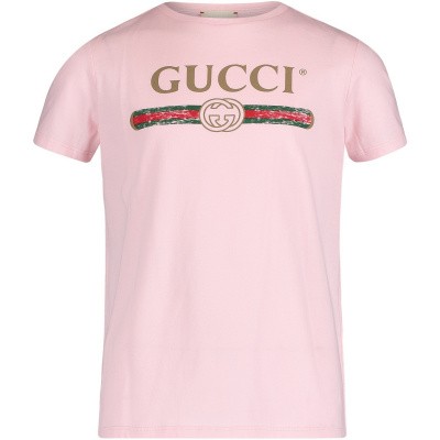 Afbeelding van Gucci 503628 kinder t-shirt licht roze