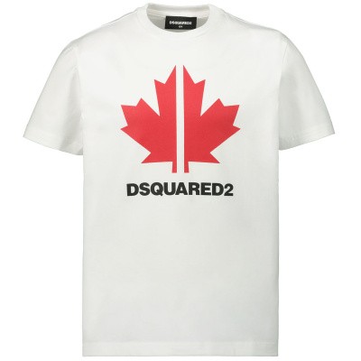 Dsquared2 DQ03WD kinder t-shirt wit Afbeelding van Dsquared2 DQ03WD kinder t-shirt wit