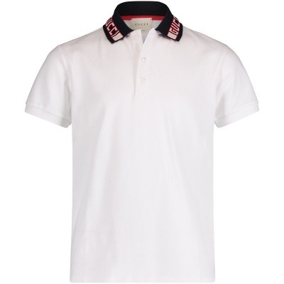 Afbeelding van Gucci 522342 kinder polo wit