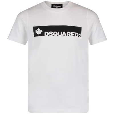 Afbeelding van Dsquared2 DQ02UT kinder t-shirt wit
