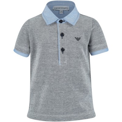 Afbeelding van Armani 3GHF06 baby polo blauw