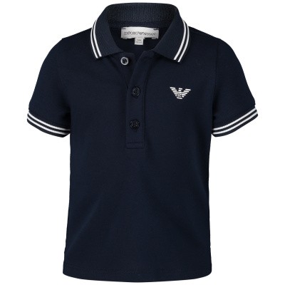 Afbeelding van Armani 8NHF05 baby polo navy