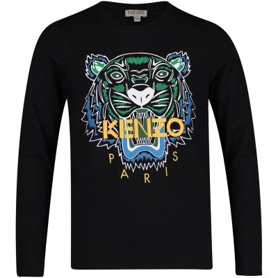 Afbeelding van Kenzo KM10538 kinder t-shirt zwart