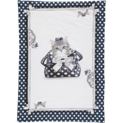 Afbeelding van MonnaLisa 352010 baby deken off white