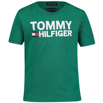 Afbeelding van Tommy Hilfiger KB0KB04078B baby t-shirt groen