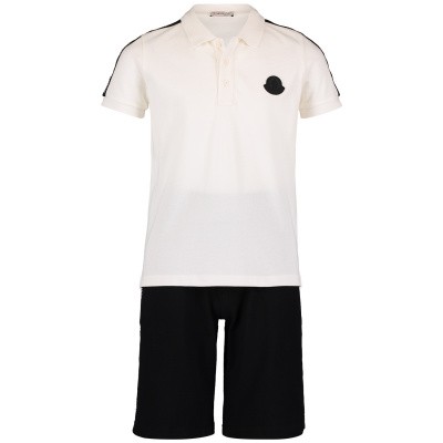 Afbeelding van Moncler 8812905 kindersetje off white