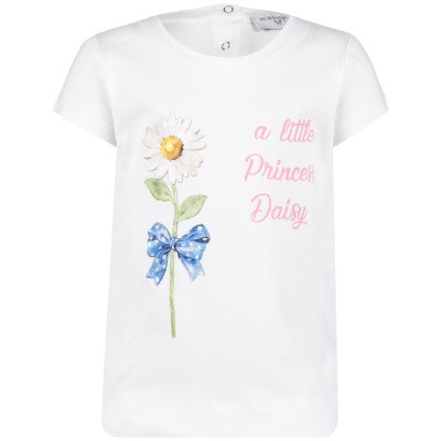 Afbeelding van MonnaLisa 393600S6 baby t-shirt wit