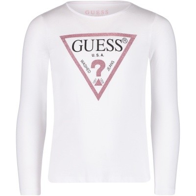Afbeelding van Guess K84I18 kinder t-shirt wit