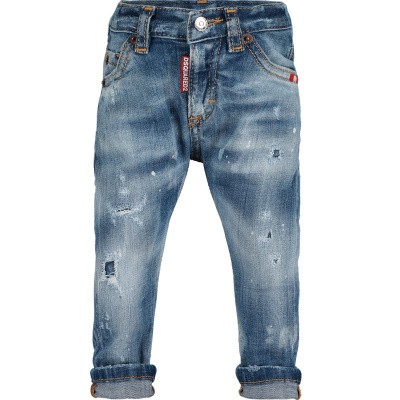 Afbeelding van Dsquared2 DQ01TC D00TF babybroekje jeans