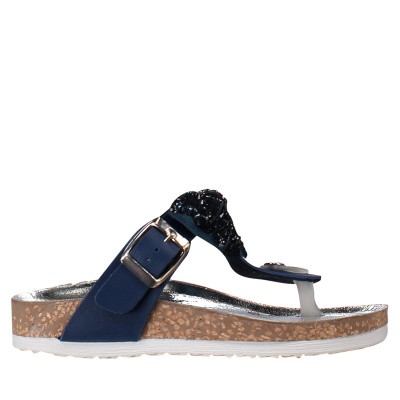 Afbeelding van MonnaLisa 8C3017 kinderslippers navy