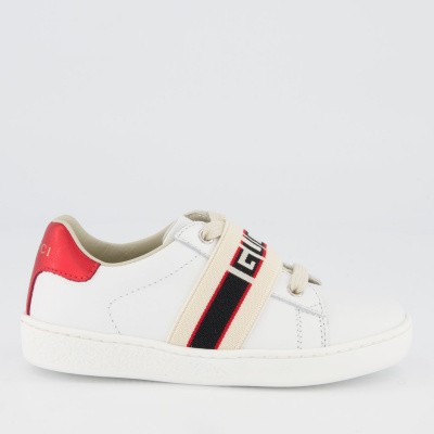 Afbeelding van Gucci 553053 kindersneakers wit