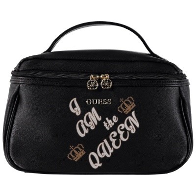 Afbeelding van Guess PWBEQUP8416 dames beautycase zwart