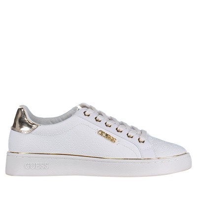 Afbeelding van Guess FL5BEKFAL12 dames sneakers wit