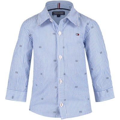 Afbeelding van Tommy Hilfiger KB0KB04051 B baby blouse licht blauw