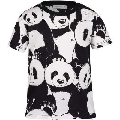 Afbeelding van Dolce & Gabbana L1JT7W FS75T baby t-shirt zwart