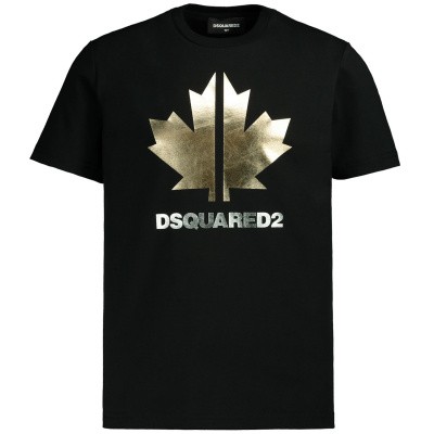 Dsquared2 DQ03WD kinder t-shirt goud Afbeelding van Dsquared2 DQ03WD kinder t-shirt goud