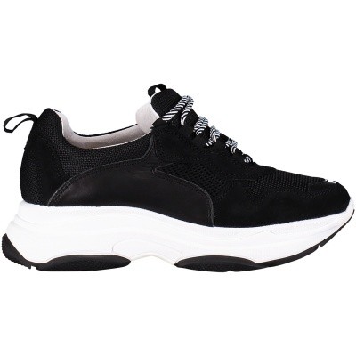 Afbeelding van Deabused 112211 dames sneakers zwart
