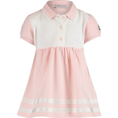 Afbeelding van Moncler 8574105 babyjurkje licht roze