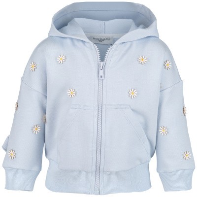 Afbeelding van MonnaLisa 393801AM baby vest licht blauw