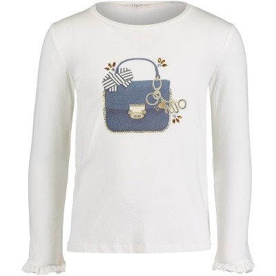 Afbeelding van Liu Jo K68052 kinder t-shirt off white