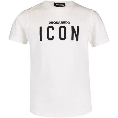 Afbeelding van Dsquared2 DQ02M8 kinder t-shirt wit
