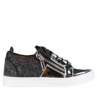Afbeelding van Giuseppe Zanotti SBI8714004 kindersneakers zilver