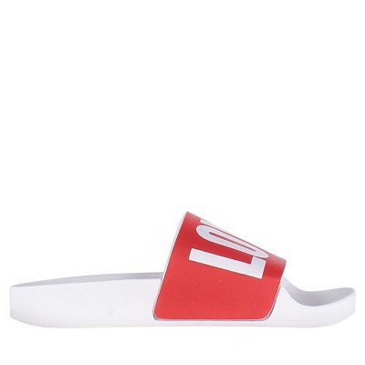 Afbeelding van The White Brand K013 kinderslippers rood