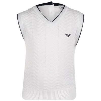 Afbeelding van Armani 3GHM50 baby spencer wit