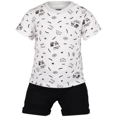 Picture of Karl Lagerfeld Z98040 baby playsuit black