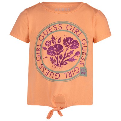 Afbeelding van Guess K92I10 kinder t-shirt zalm